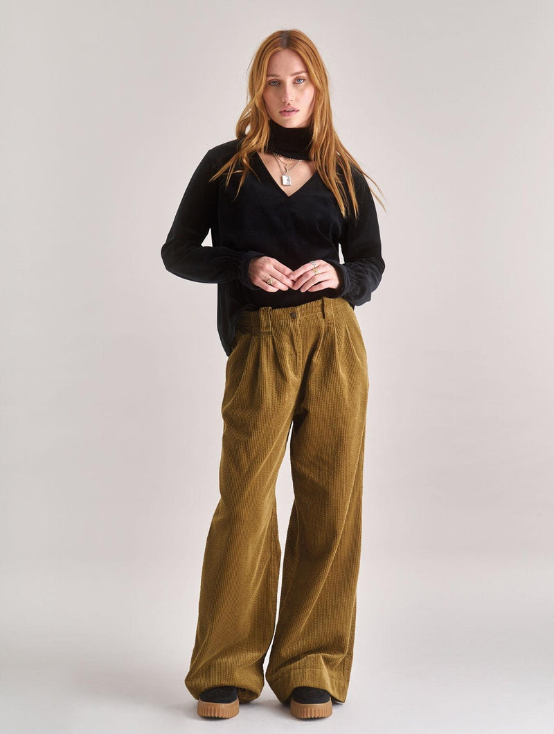 Women's Alice Velvet Top | Black