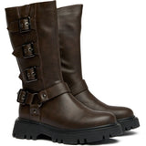 Immaculate Vegan - Cosmic Women's Vegan Leather Biker Boots | Brown