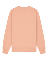 Immaculate Vegan - hewn. Womens Organic Cotton Relaxed-fit Sweatshirt in Peach Orange