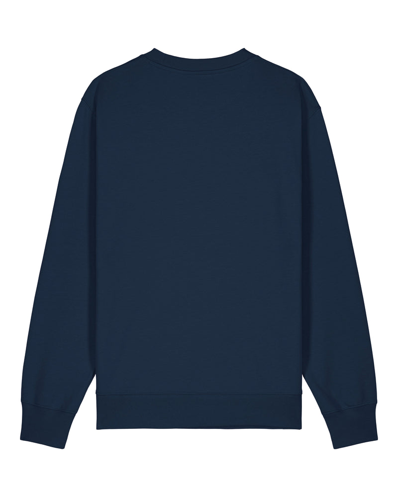 hewn. Womens Organic Cotton Relaxed-fit Sweatshirt in Midnight Navy