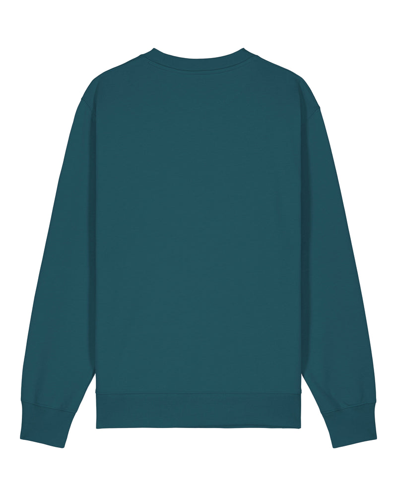 hewn. Womens Organic Cotton Relaxed-fit Sweatshirt in Ocean Blue