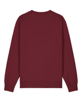 Immaculate Vegan - Women's Organic Cotton Relaxed Fit Sweatshirt | Berry Red