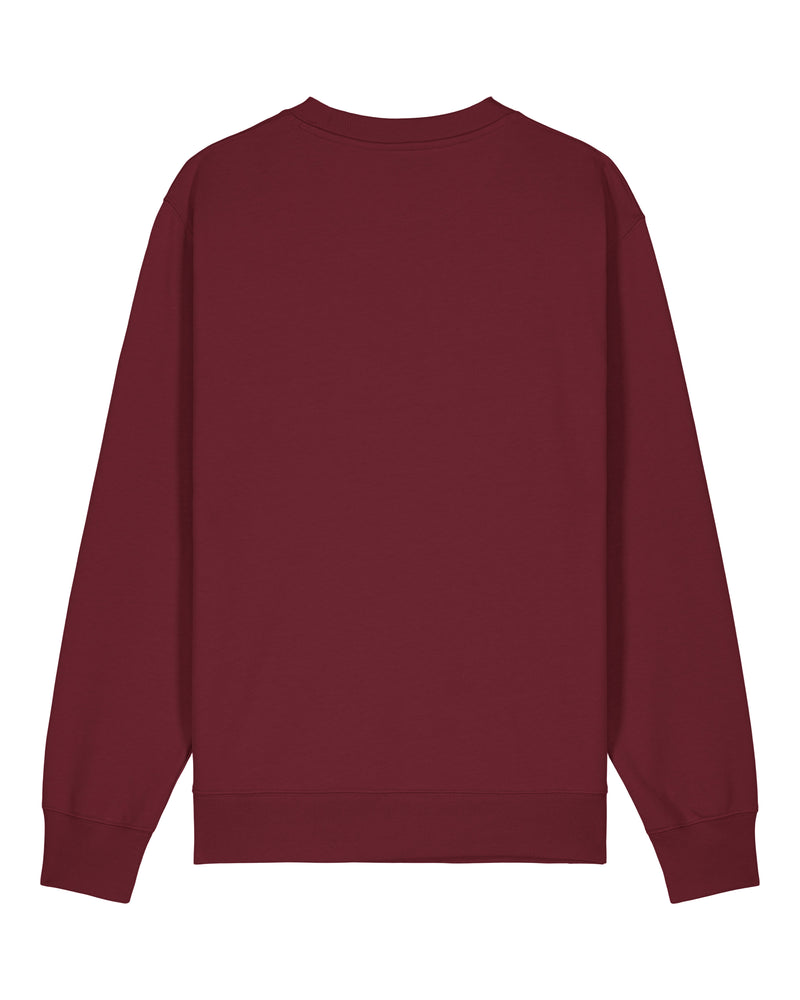 Women's Organic Cotton Relaxed Fit Sweatshirt | Berry Red