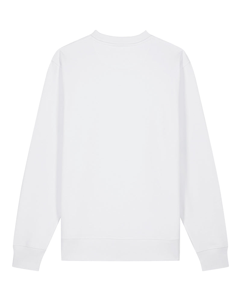 hewn. Womens Organic Cotton Relaxed-fit Sweatshirt in Snow White