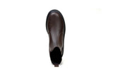 Immaculate Vegan - Green Laces Green Laces Chelsea Boots - Espresso Brown