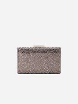 Immaculate Vegan - Forever and Always Shoes Clara - Gray Sequin Glitter Clutch Gray