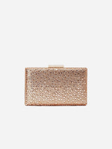 Immaculate Vegan - Forever and Always Shoes Clara - Rose Gold Sequin Clutch Rose gold