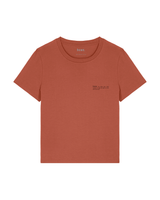 Immaculate Vegan - hewn. Womens Classic-fit Organic Cotton T-shirt in Clay Brown
