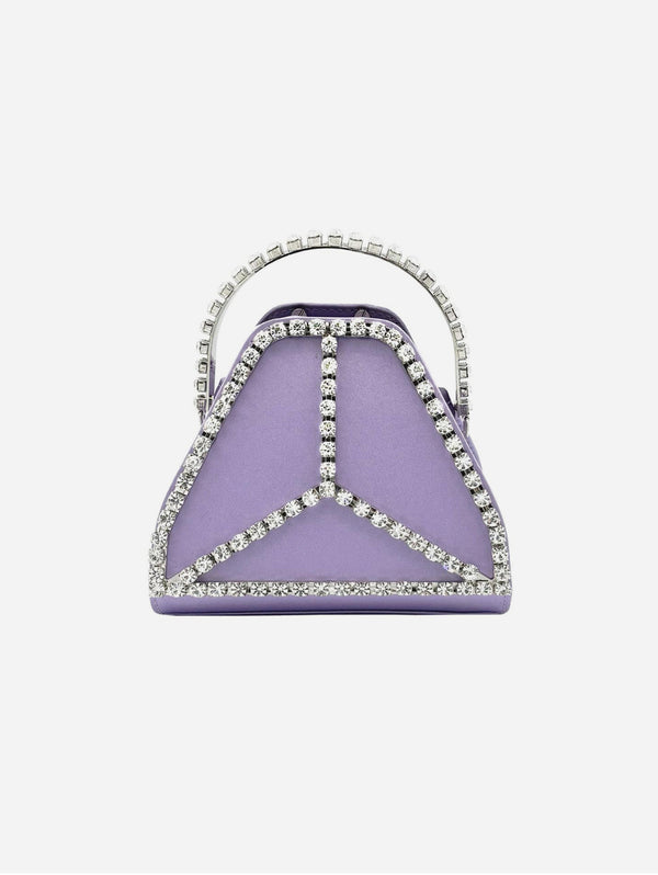 Cleo Mini Strass Vegan Bag | Amethyst