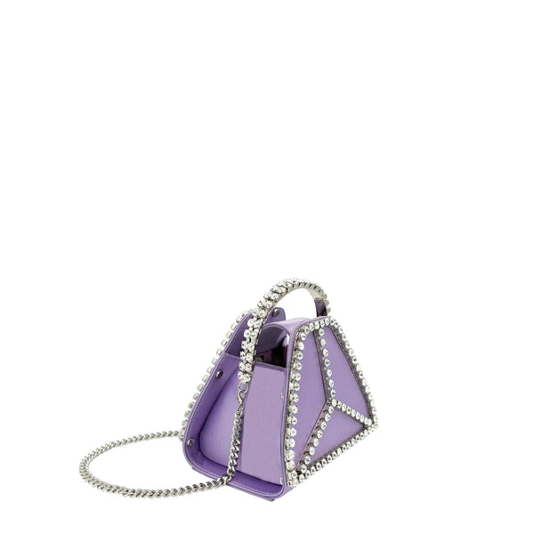 Cleo Mini Strass Vegan Bag | Amethyst