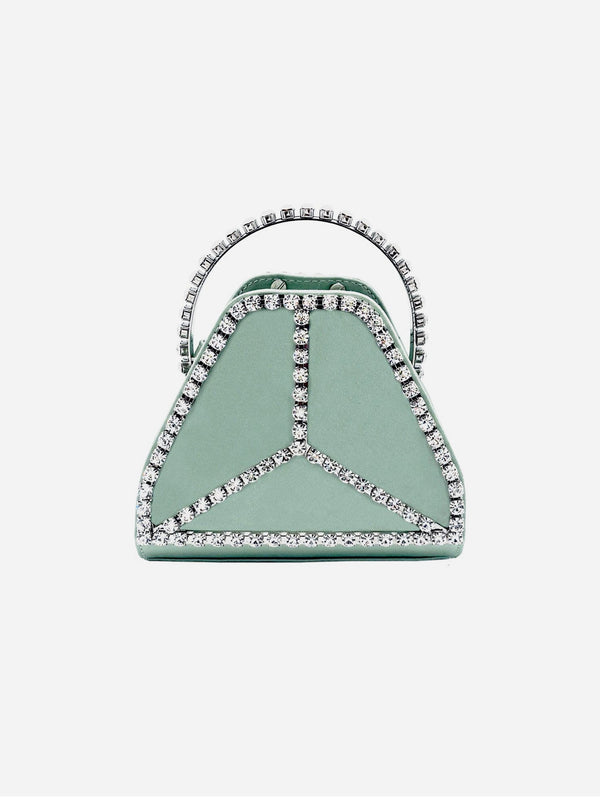 Cleo Mini Strass Vegan Bag | Mint