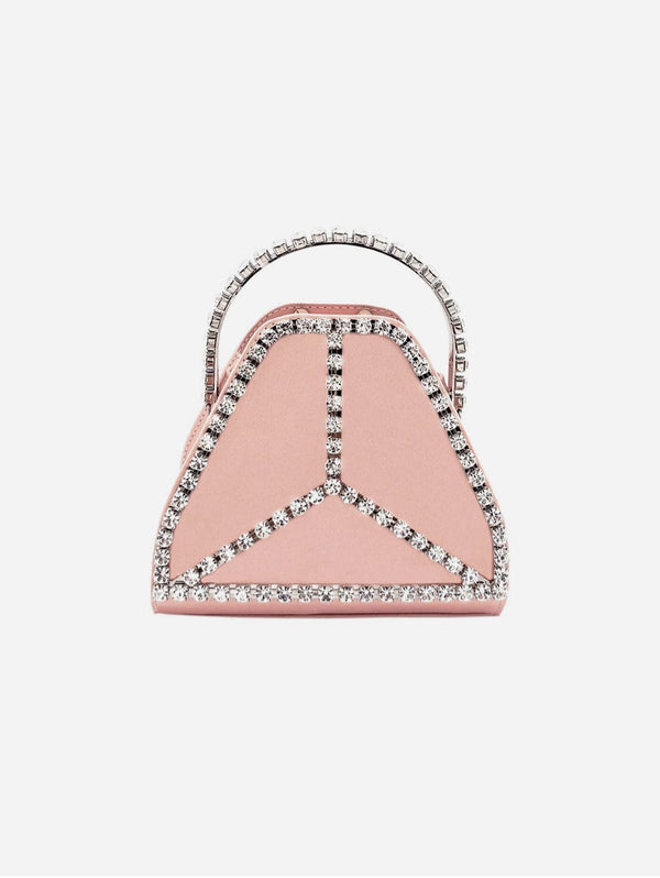 Thalie Cleo Mini Strass Vegan Bag | Nude Pink