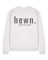 Immaculate Vegan - hewn. Mens Organic Cotton Signature Oversized Sweatshirt in Cloud Grey Marl