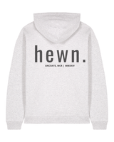 Immaculate Vegan - hewn. Mens Organic Cotton Signature Oversized Hoodie in Cloud Grey Marl