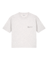 Immaculate Vegan - hewn. Womens Organic Cotton Boxy T-shirt in Cloud Grey Marl