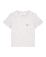 Immaculate Vegan - hewn. Womens Classic-fit Organic Cotton T-shirt in Cloud Grey Marl