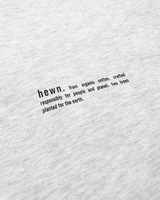 Immaculate Vegan - hewn. Mens Organic Cotton Relaxed-fit Sweatshirt in Cloud Grey Marl