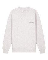 Immaculate Vegan - hewn. Mens Organic Cotton Relaxed-fit Sweatshirt in Cloud Grey Marl