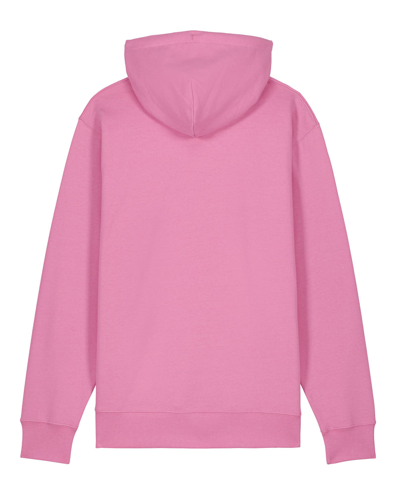 hewn. Womens Organic Cotton Relaxed-fit Hoodie in Azalea Pink