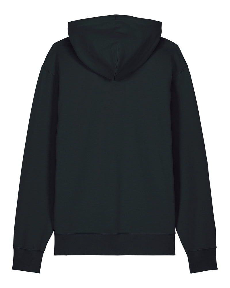 hewn. Womens Organic Cotton Relaxed-fit Hoodie in Jet Black