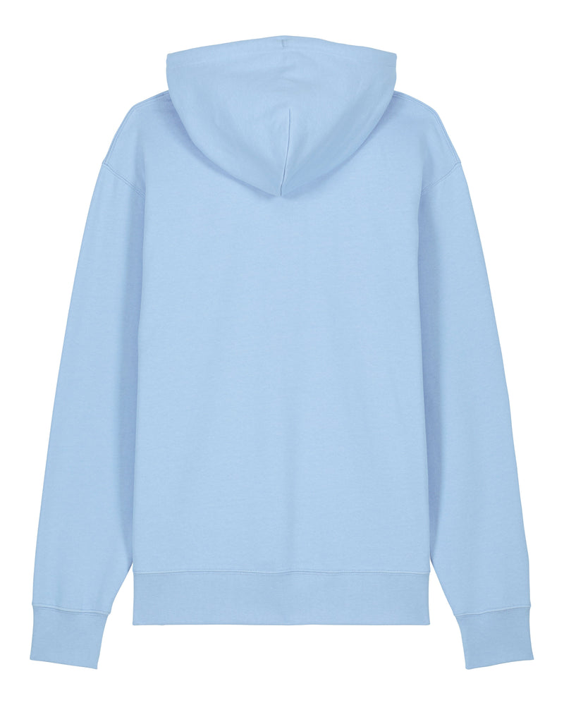 hewn. Mens Organic Cotton Relaxed-fit Hoodie in Sky Blue