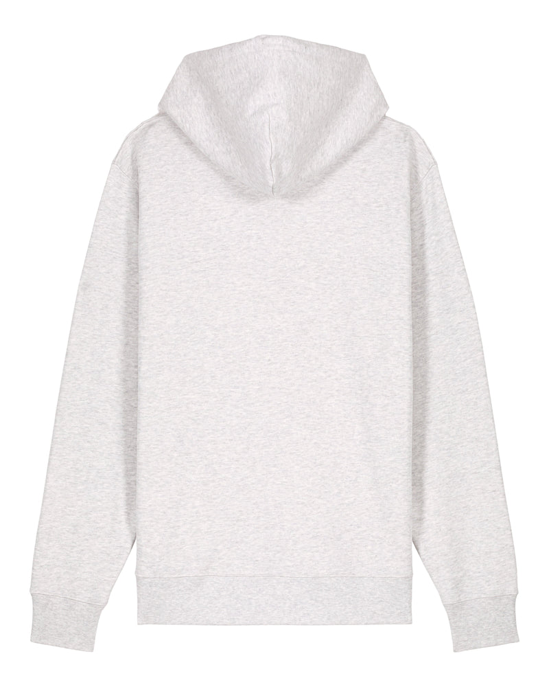hewn. Mens Organic Cotton Relaxed-fit Hoodie in Cloud Grey Marl