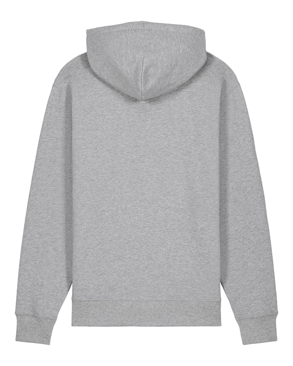 hewn. Womens Organic Cotton Relaxed-fit Hoodie in Rock Grey Marl