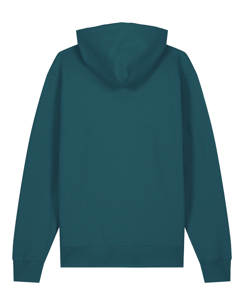 hewn. Womens Organic Cotton Relaxed-fit Hoodie in Ocean Blue