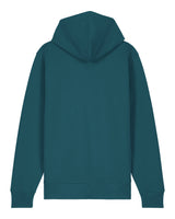 Immaculate Vegan - hewn. Womens Organic Cotton Relaxed-fit Zip Hoodie in Ocean Blue