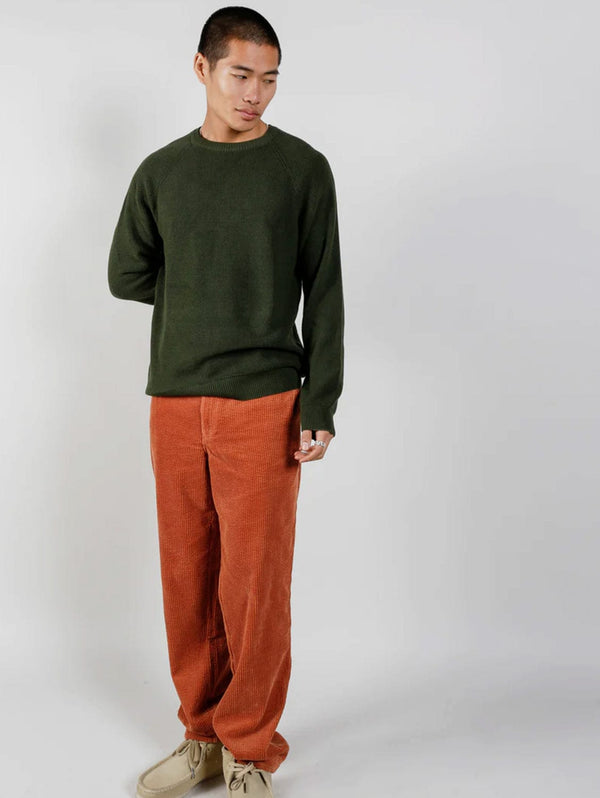 KOMODO Kalden Men's Organic Cotton Corduroy Trousers | Ginger S