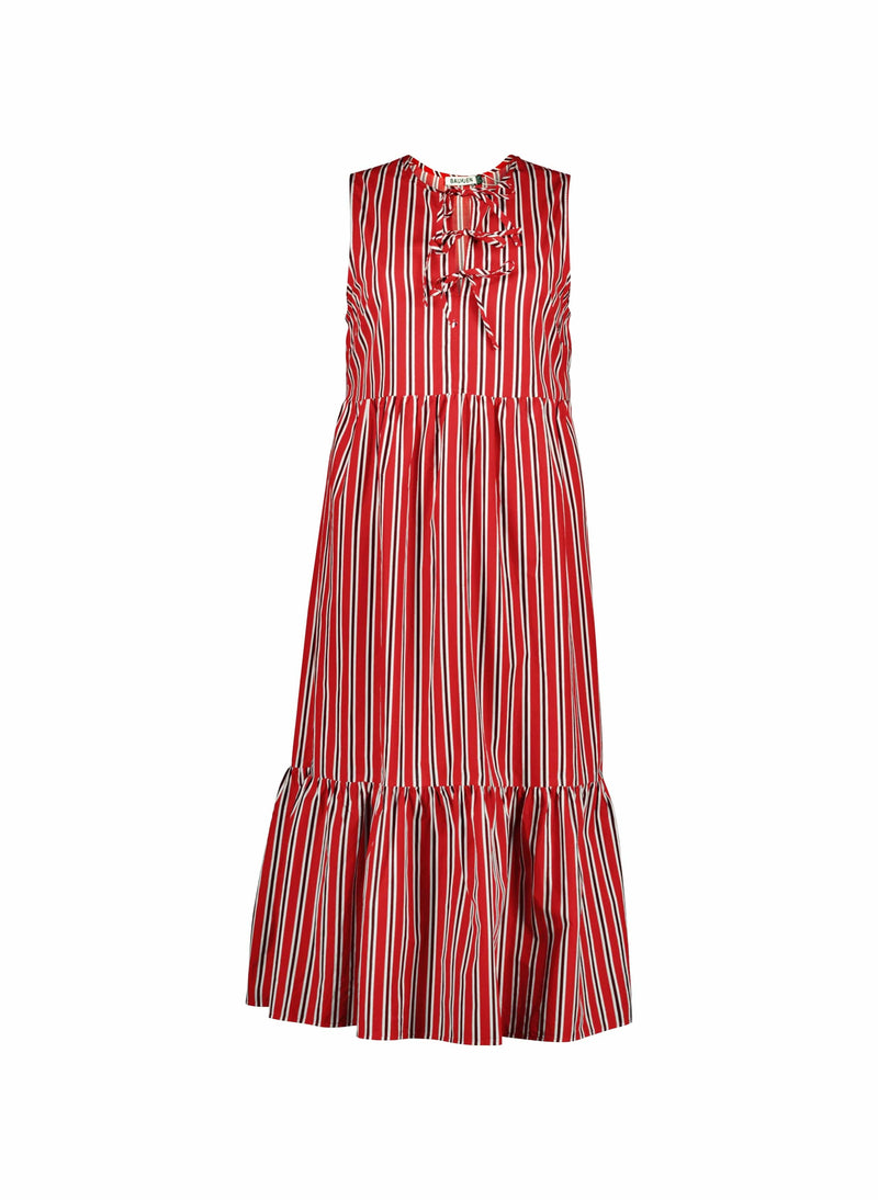 Baukjen Devi Organic Cotton Tie Midi Dress