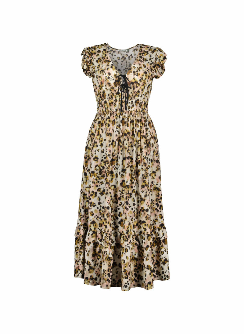 Baukjen Philippine Printed Tie Detail Dress