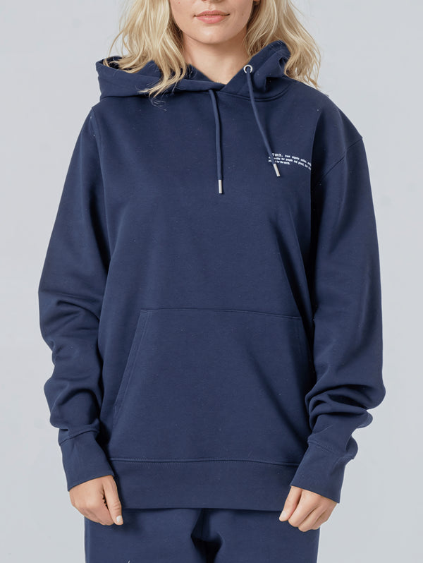 Women's Organic Cotton Relaxed Fit Hoodie | Midnight Navy