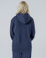 Immaculate Vegan - hewn. Womens Organic Cotton Relaxed-fit Hoodie in Midnight Navy