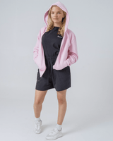 Immaculate Vegan - hewn. Womens Organic Cotton Relaxed-fit Zip Hoodie in Cherry Blossom Pink