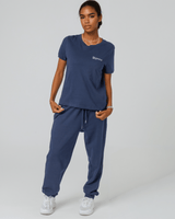 Immaculate Vegan - hewn. Womens Classic-fit Organic Cotton T-shirt in Midnight Navy