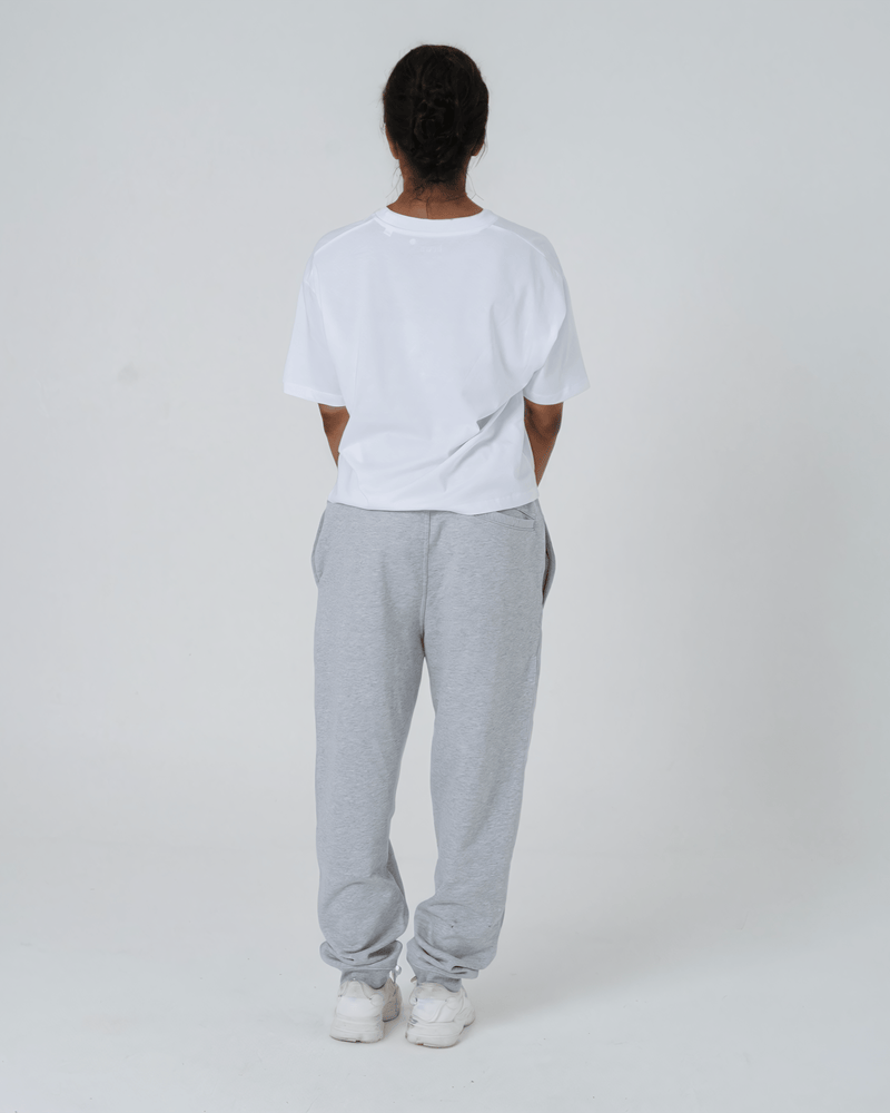 hewn. Womens Organic Cotton Boxy T-shirt in Snow White