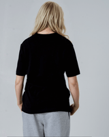 Immaculate Vegan - hewn. Womens Organic Cotton Relaxed-Fit T-shirt in Jet Black