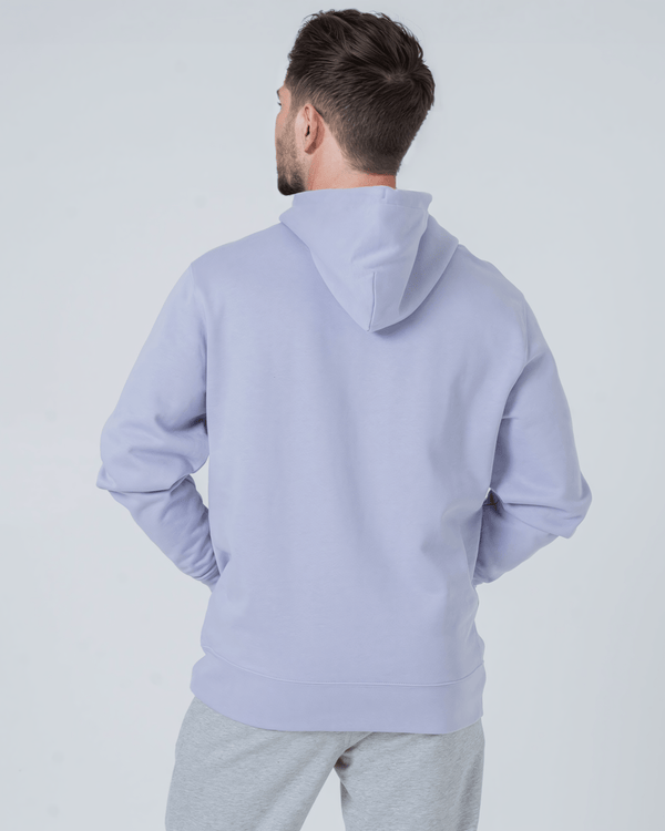hewn. Mens Organic Cotton Relaxed-fit Hoodie in Lavender