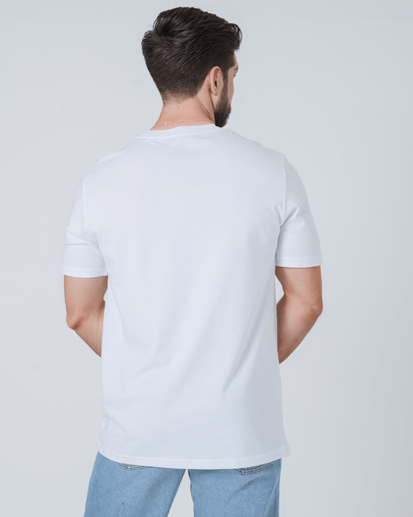 hewn. Mens Classic-fit Organic Cotton T-shirt in Snow White