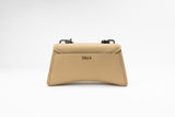 Immaculate Vegan - Eslla Dharma Desserto Cactus Leather Vegan Crossbody With Gunmetal Chain |  Beige Sand
