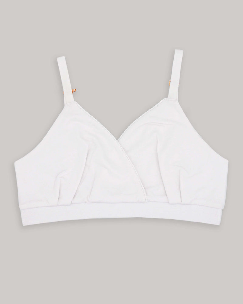 The Bshirt Breastfeeding & Maternity Bra in White