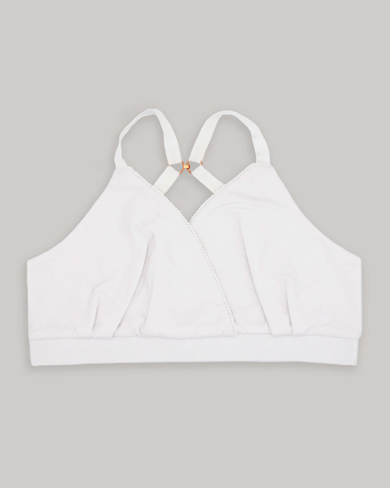 The Bshirt Breastfeeding & Maternity Bra in White