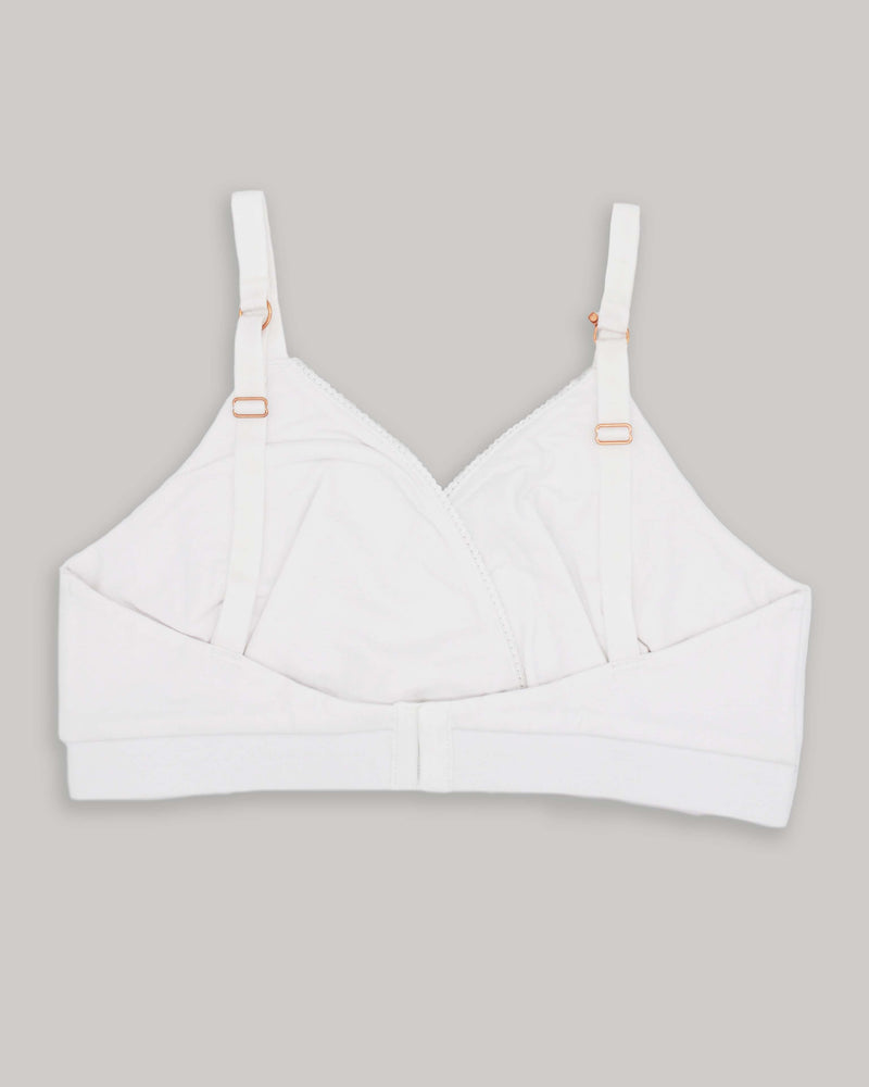 The Bshirt Breastfeeding & Maternity Bra in White