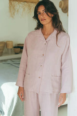 Immaculate Vegan - AmourLinen Snooze Long Sleeve Pyjama Set | Multiple Colours