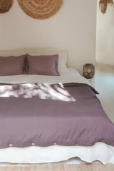 Immaculate Vegan - AmourLinen Linen Bedding Set | Dusty Lavender