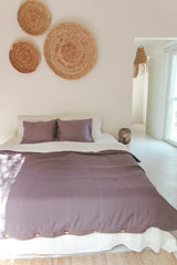 Immaculate Vegan - AmourLinen Linen Bedding Set | Dusty Lavender