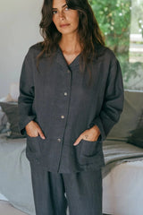 Immaculate Vegan - AmourLinen Snooze Long Sleeve Pyjama Set | Multiple Colours