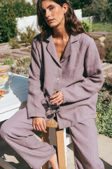 Immaculate Vegan - AmourLinen Nightly Long Sleeve Pyjama Set | Multiple Colours