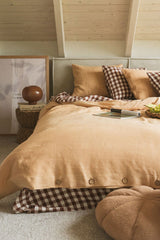 Immaculate Vegan - AmourLinen Linen Bedding Set | Mustard